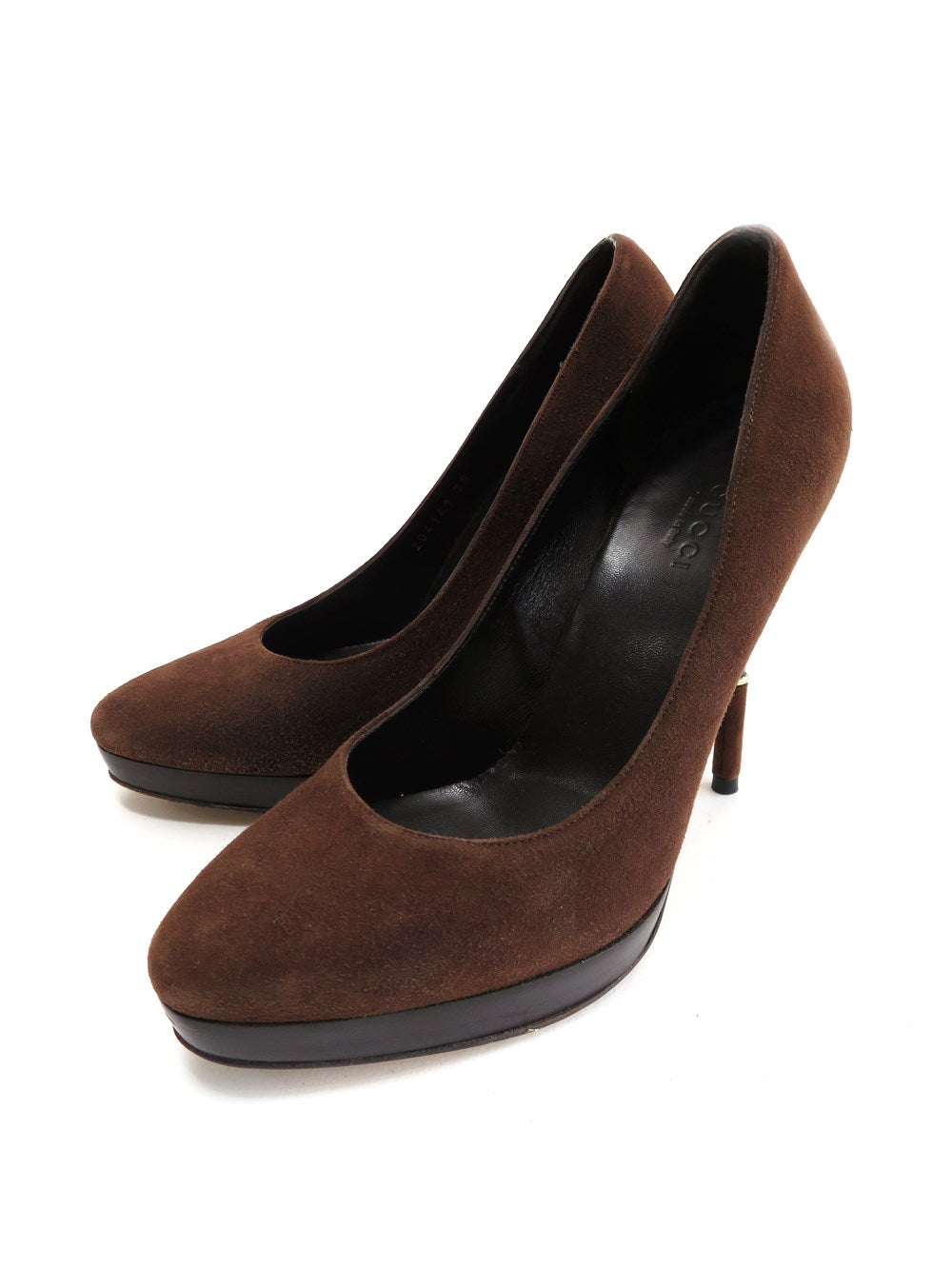 スエード GG バンブー パンプス