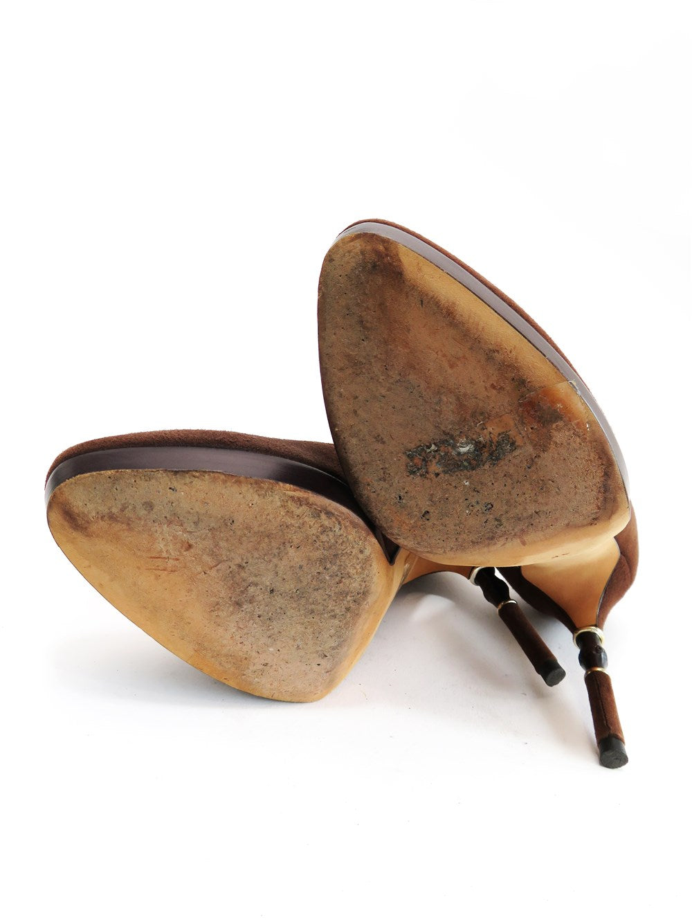 スエード GG バンブー パンプス