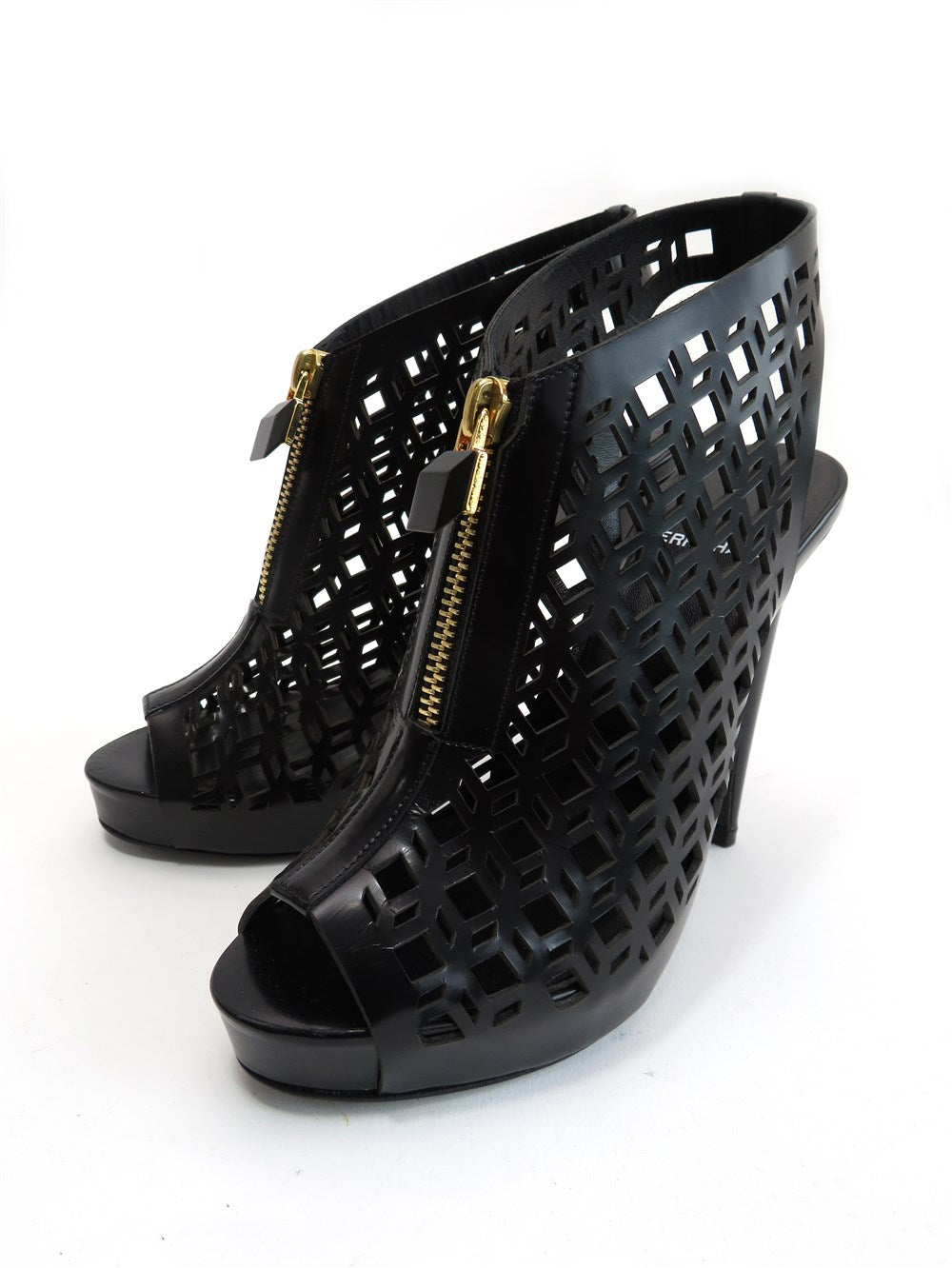 ジオメトリック カット ブーティ