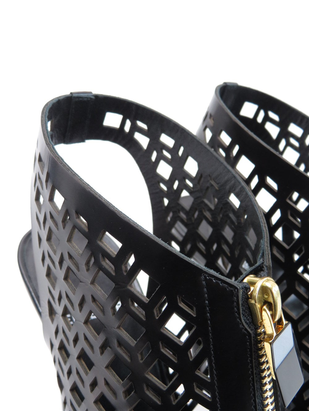 ジオメトリック カット ブーティ