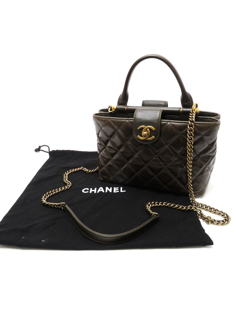 CC マトラッセ ターンロック 2WAY バッグ