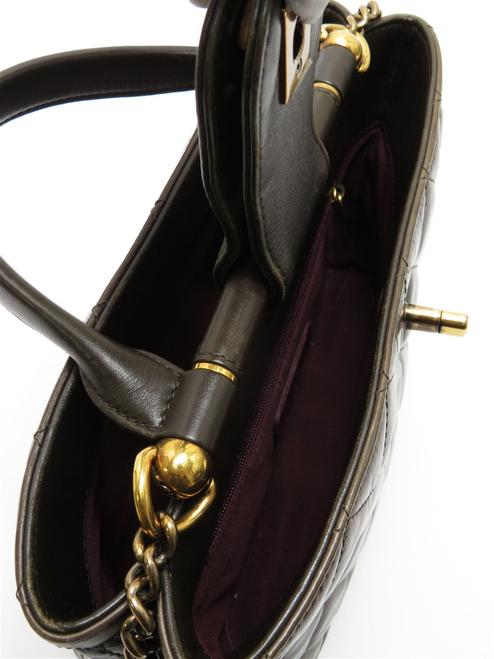 CC マトラッセ ターンロック 2WAY バッグ