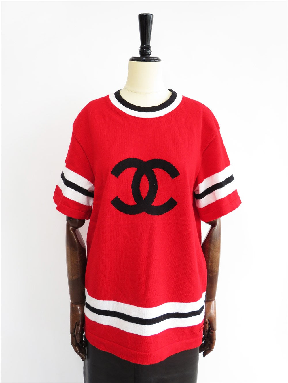 CC ショートスリーブ カシミヤ ニット プルオーバー