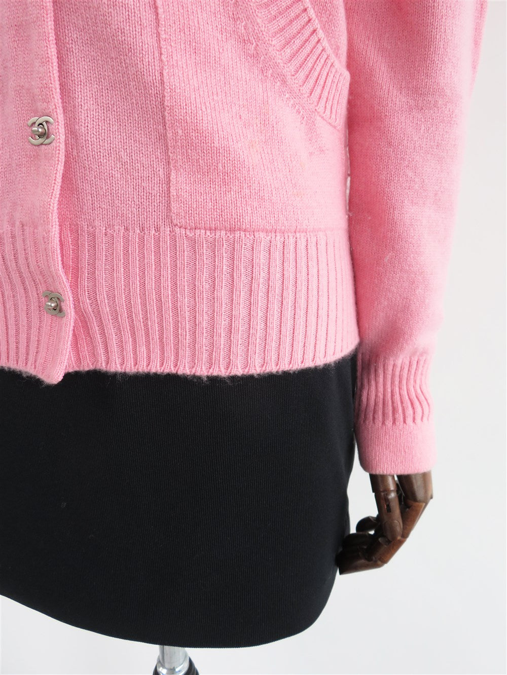 MARK & LONA カシミヤカーディガン 48 ピンク MARK & LONA カシミヤカーディガン 48 ピンク