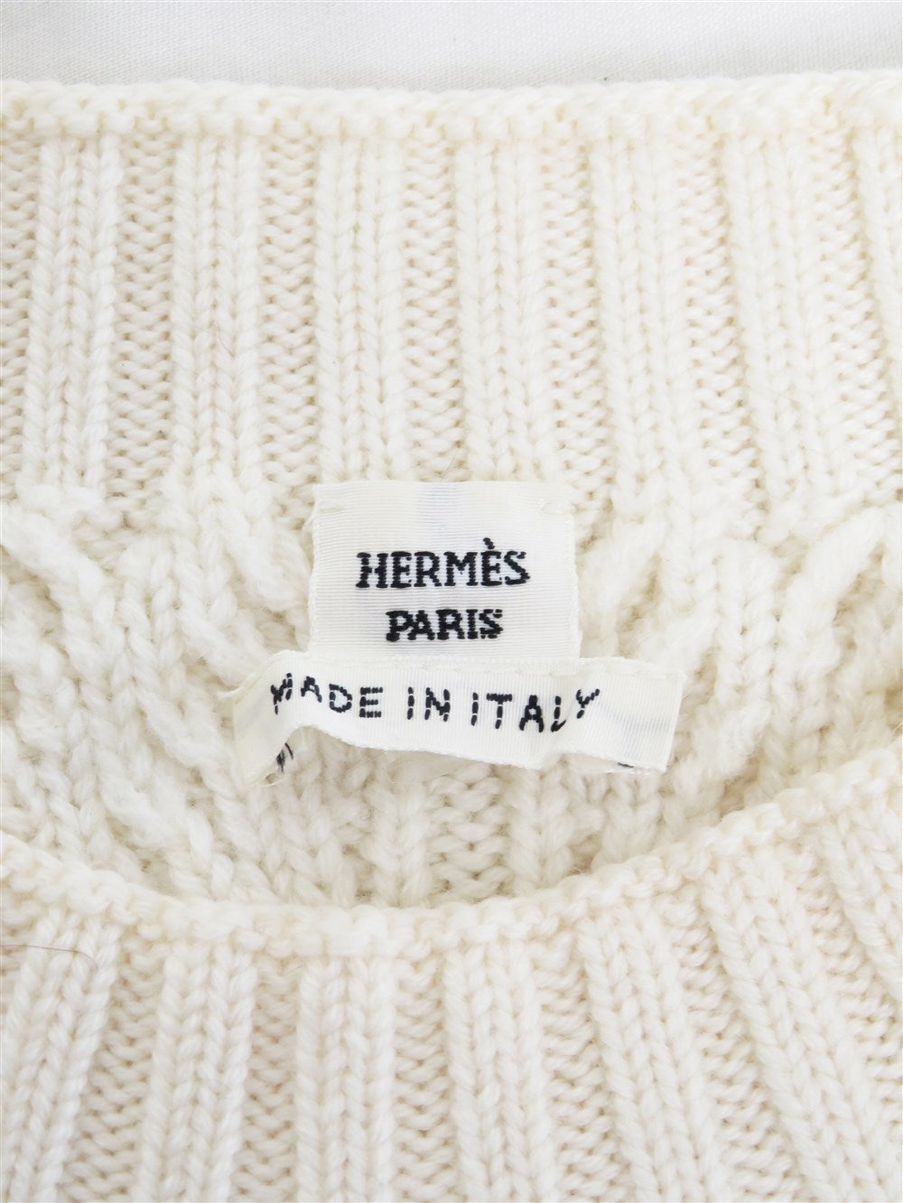 ゴルチエ期 ケーブルニット