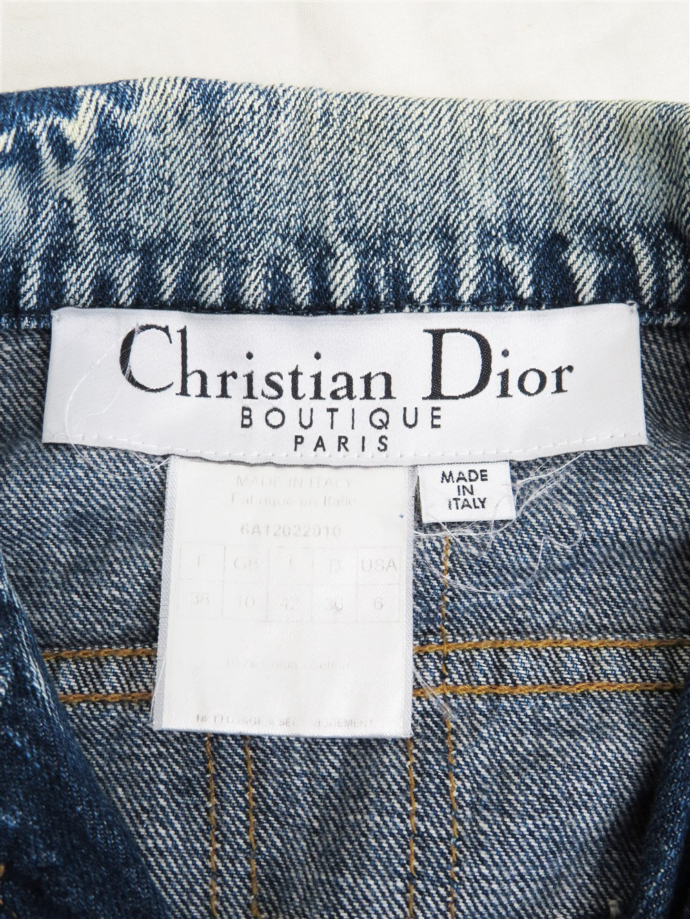 ワイド スティッチデニム ジャケット