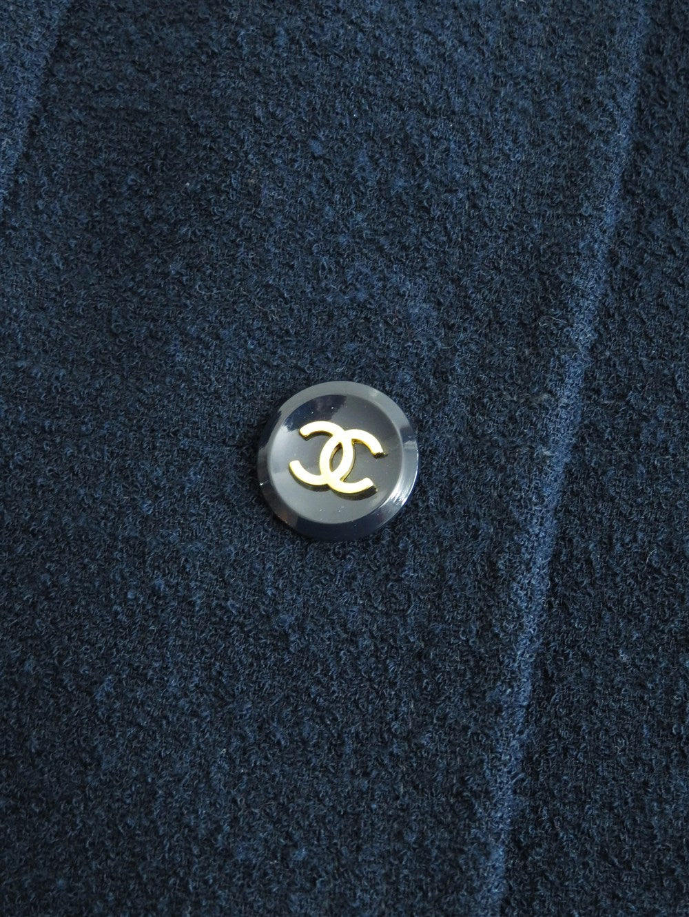 CC ノーカラー ツイード ジャケット