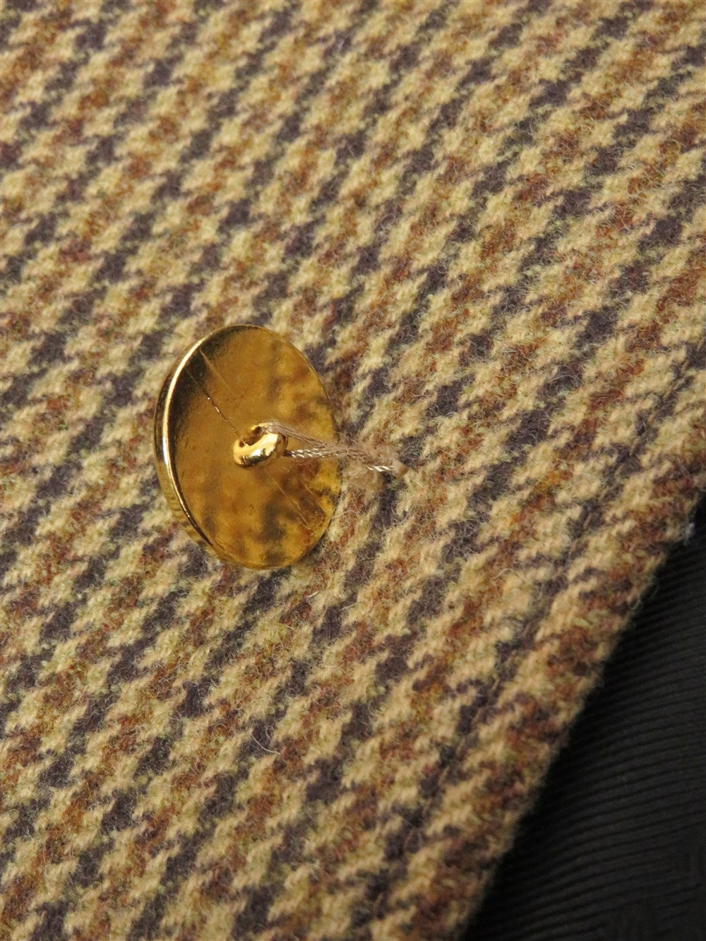 ハウンドトゥース ウール マック コート