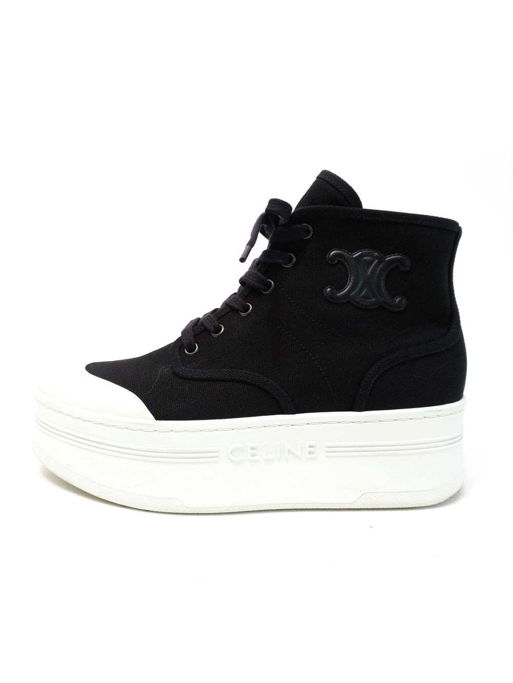 トリオンフ ハイカット プラットフォーム スニーカー