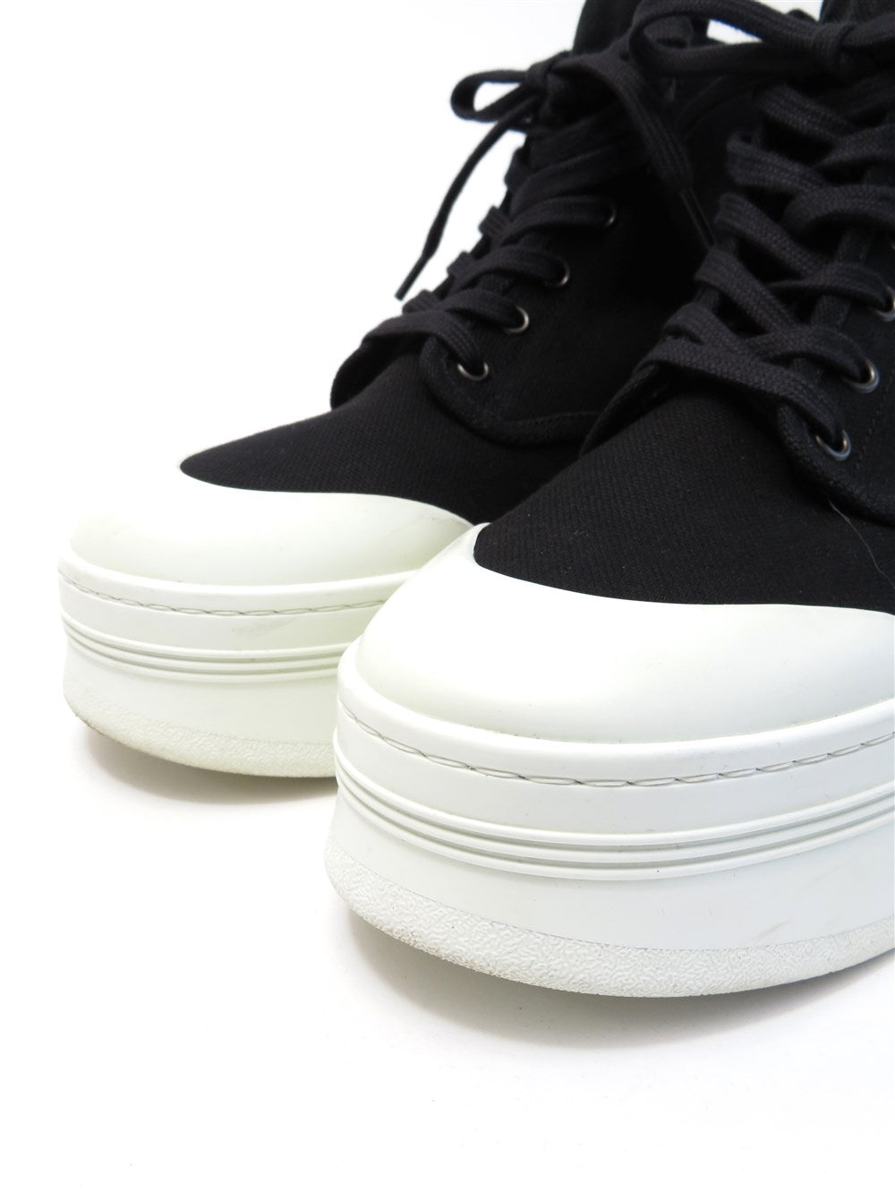 トリオンフ ハイカット プラットフォーム スニーカー