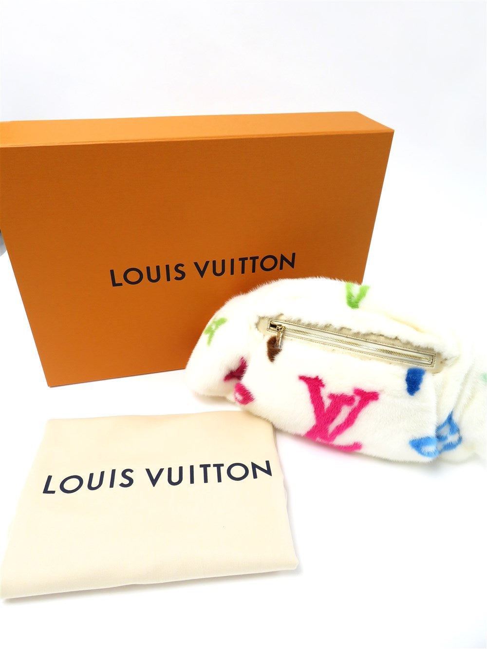 LV×村上隆 ミンク バムバック