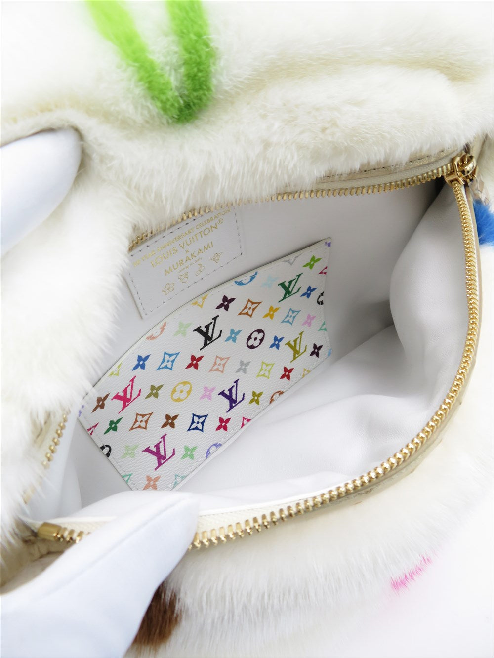 LV×村上隆 ミンク バムバック