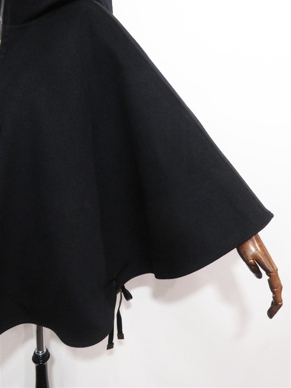 フーデッド ケープ ポンチョ