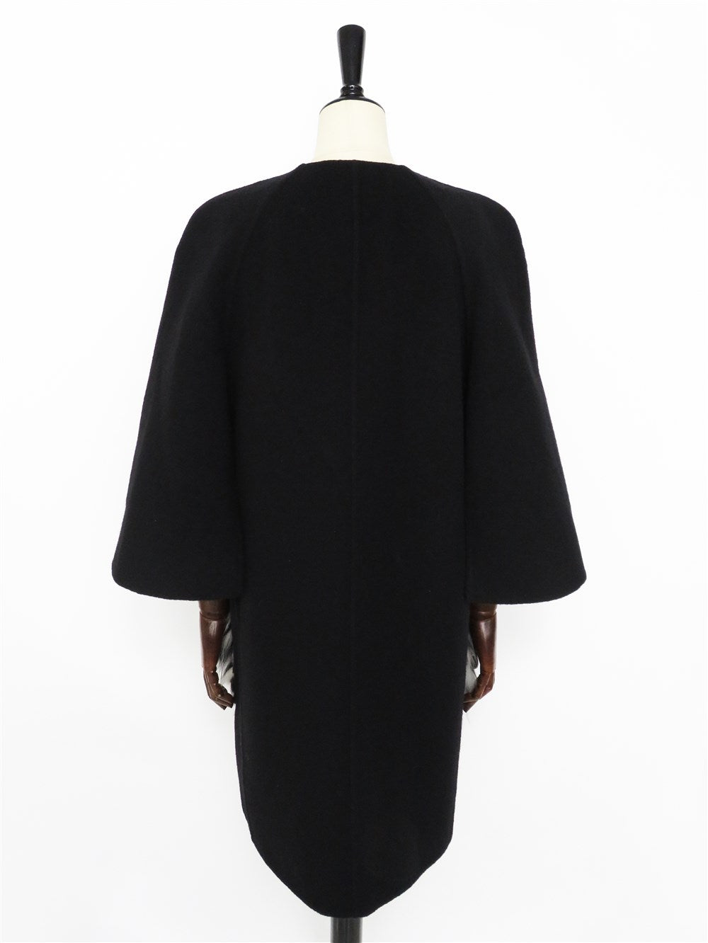 フォックスファーポケット ケープスリーブ ウール コート