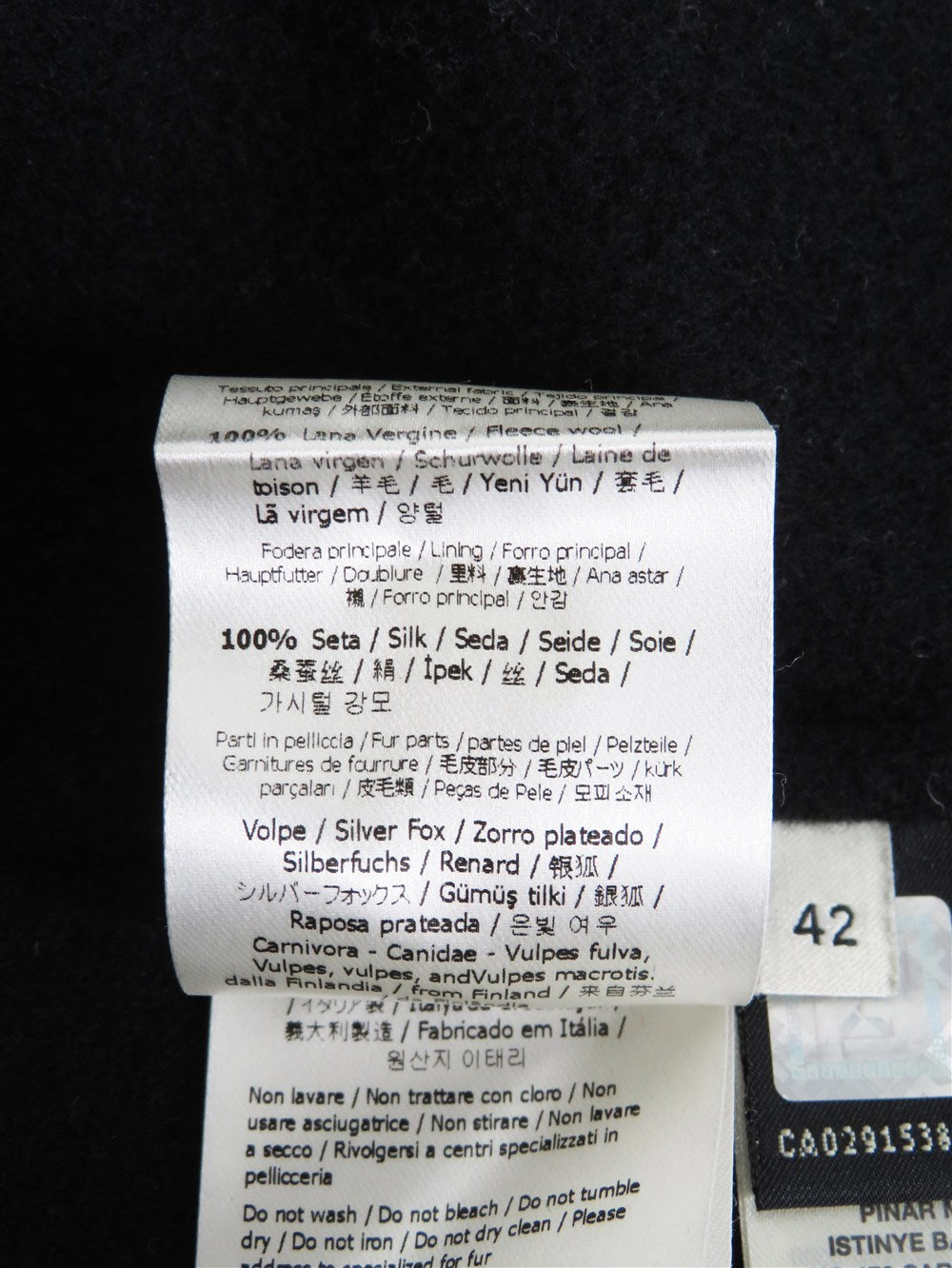 フォックスファーポケット ケープスリーブ ウール コート