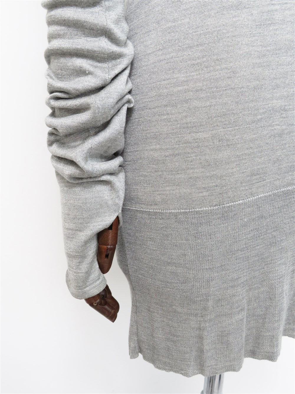 Vネック シルク チュニック