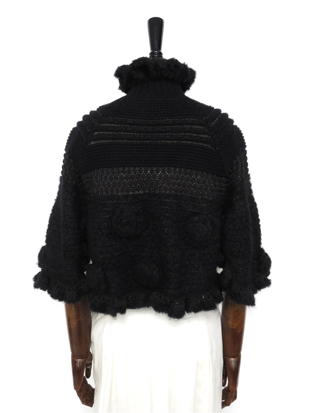 フリル ニット ボレロ