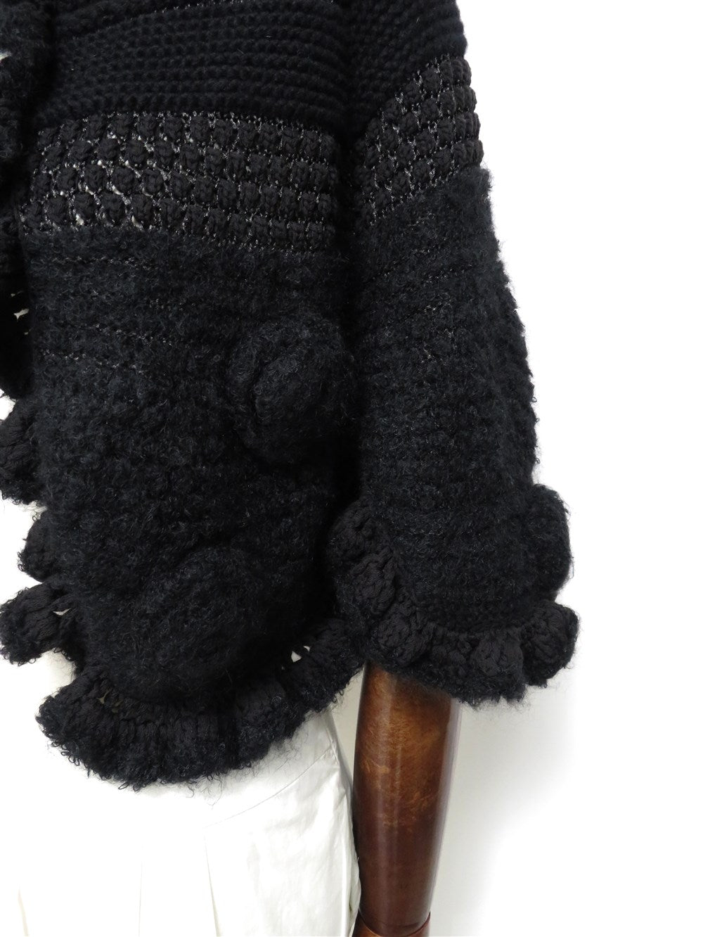 フリル ニット ボレロ