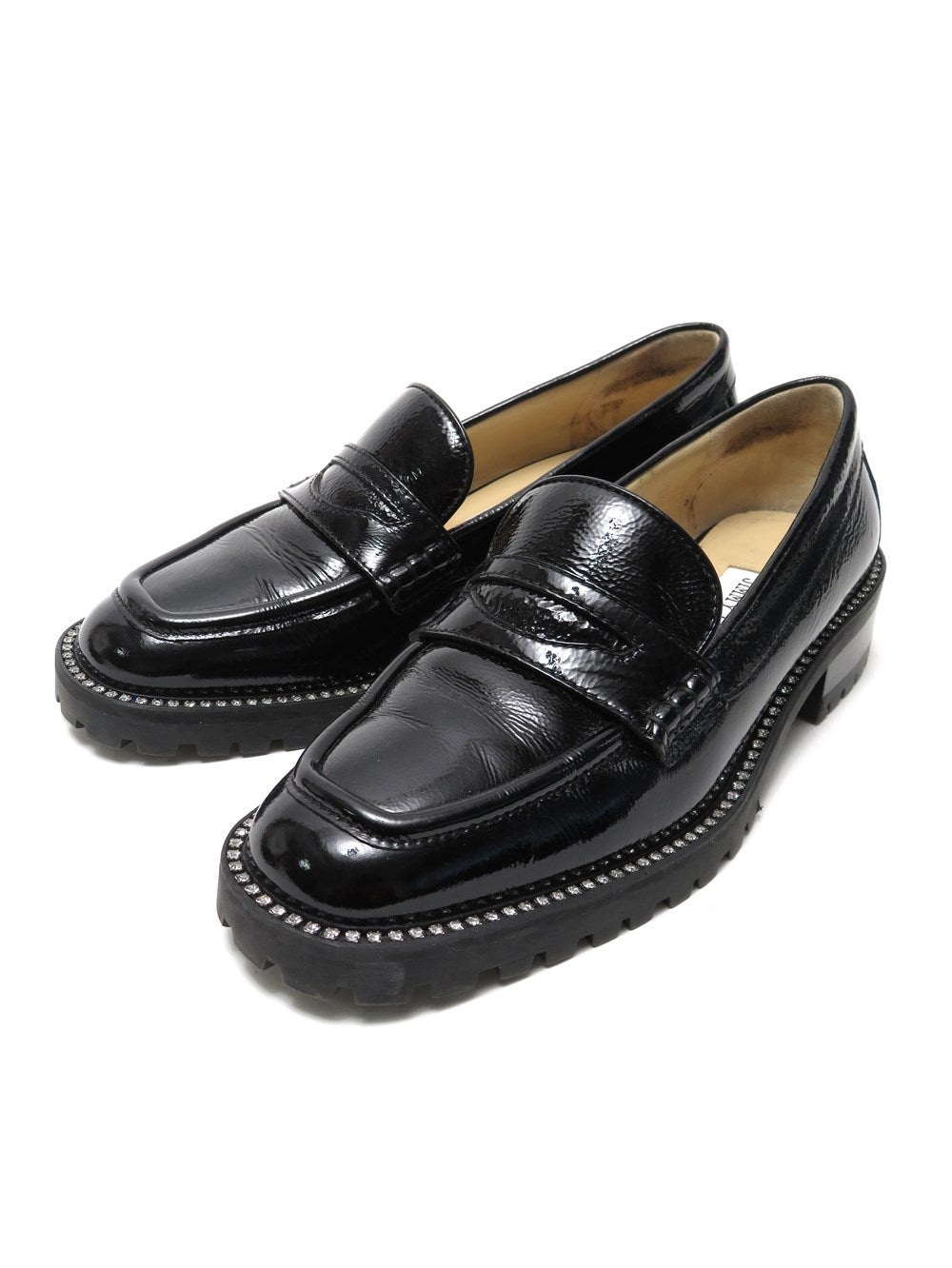 DEANNA30 パテントレザー ローファー