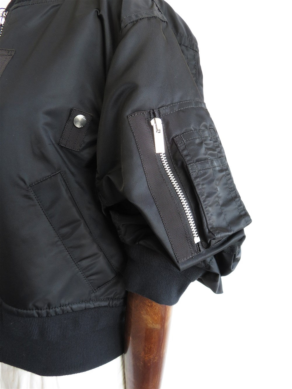 ナイロンツイル  ボンバー ジャケット