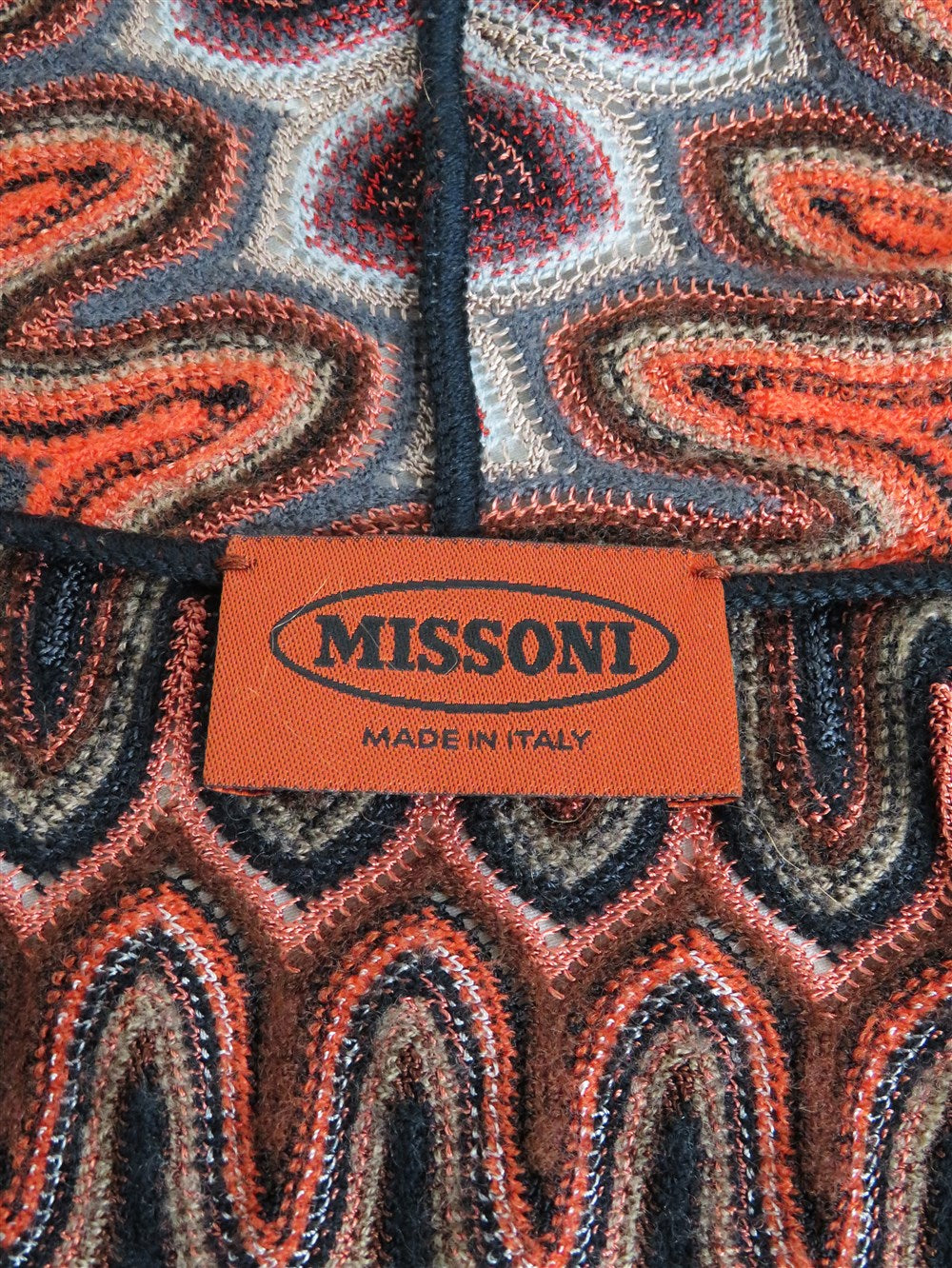 ウェーブ柄 カーディガン&ストール セット