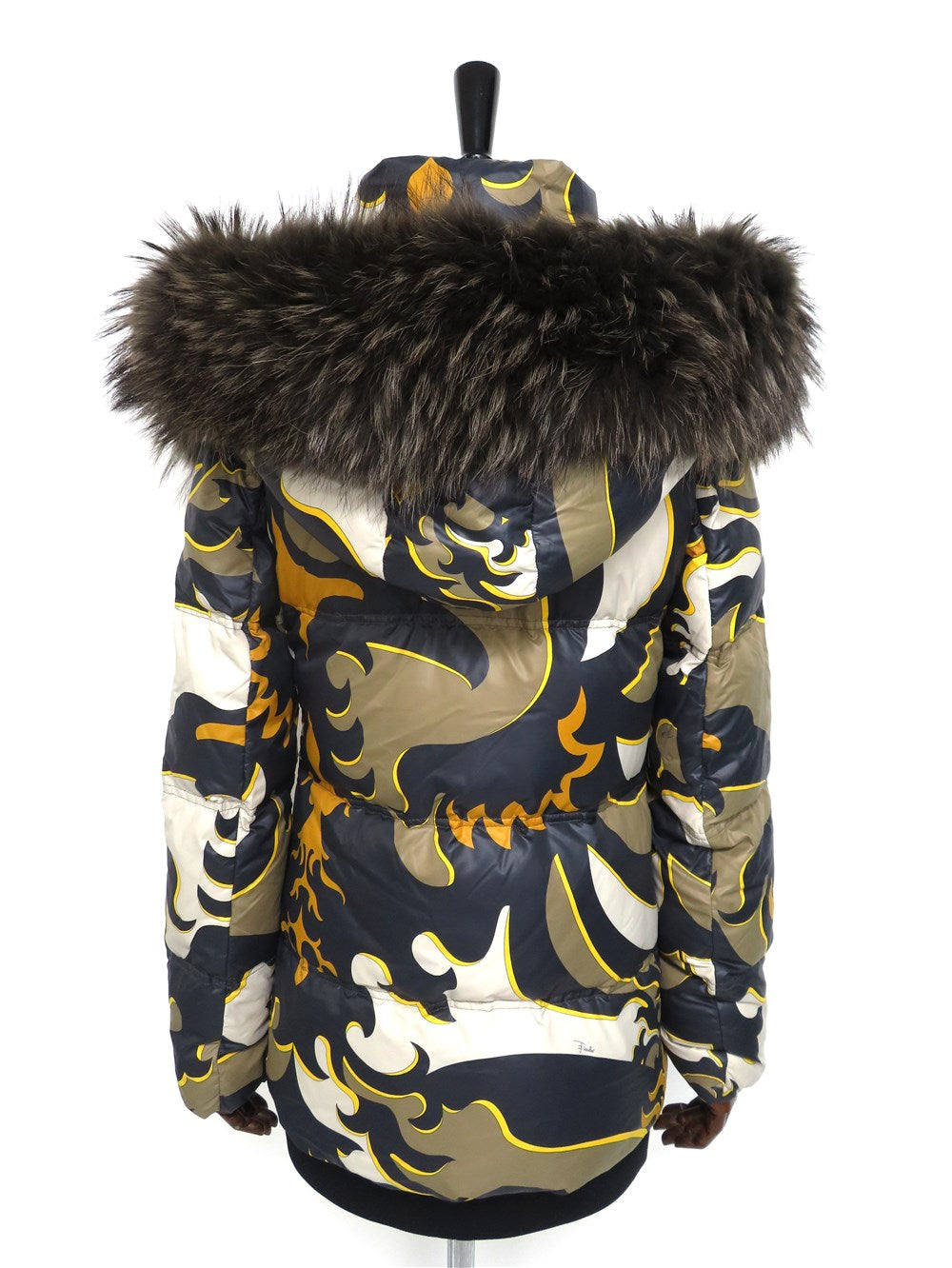 ファーフーデッド ダウン コート