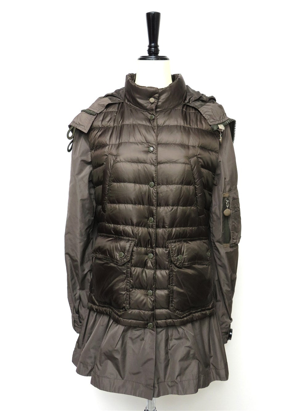 x sacai SACHIYO フーデット ダウン ジャケット