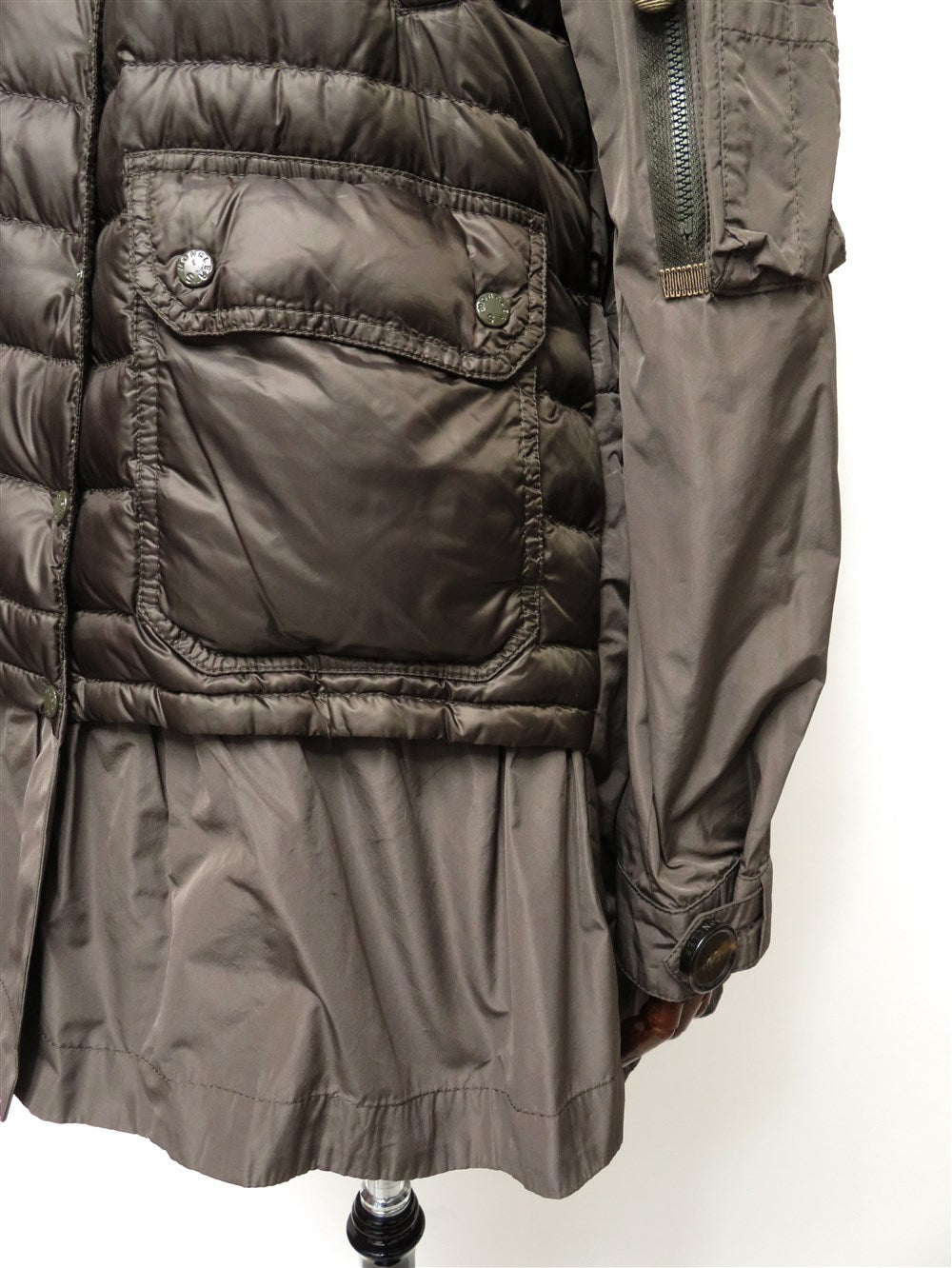x sacai SACHIYO フーデット ダウン ジャケット