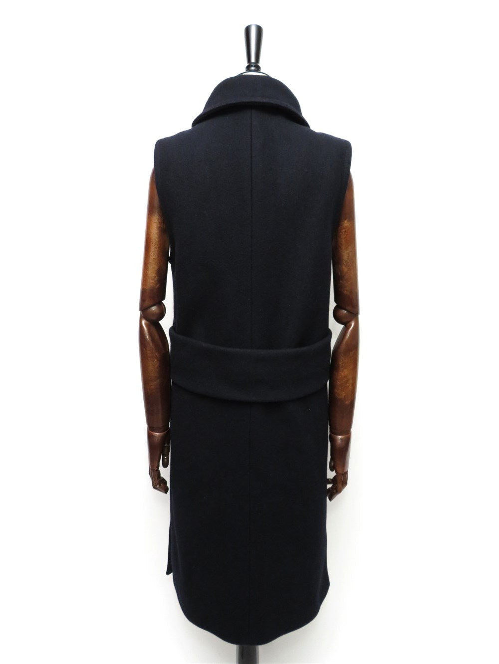 NLST NAVY ミリタリー ダブルブレスト ノースリーブ コート