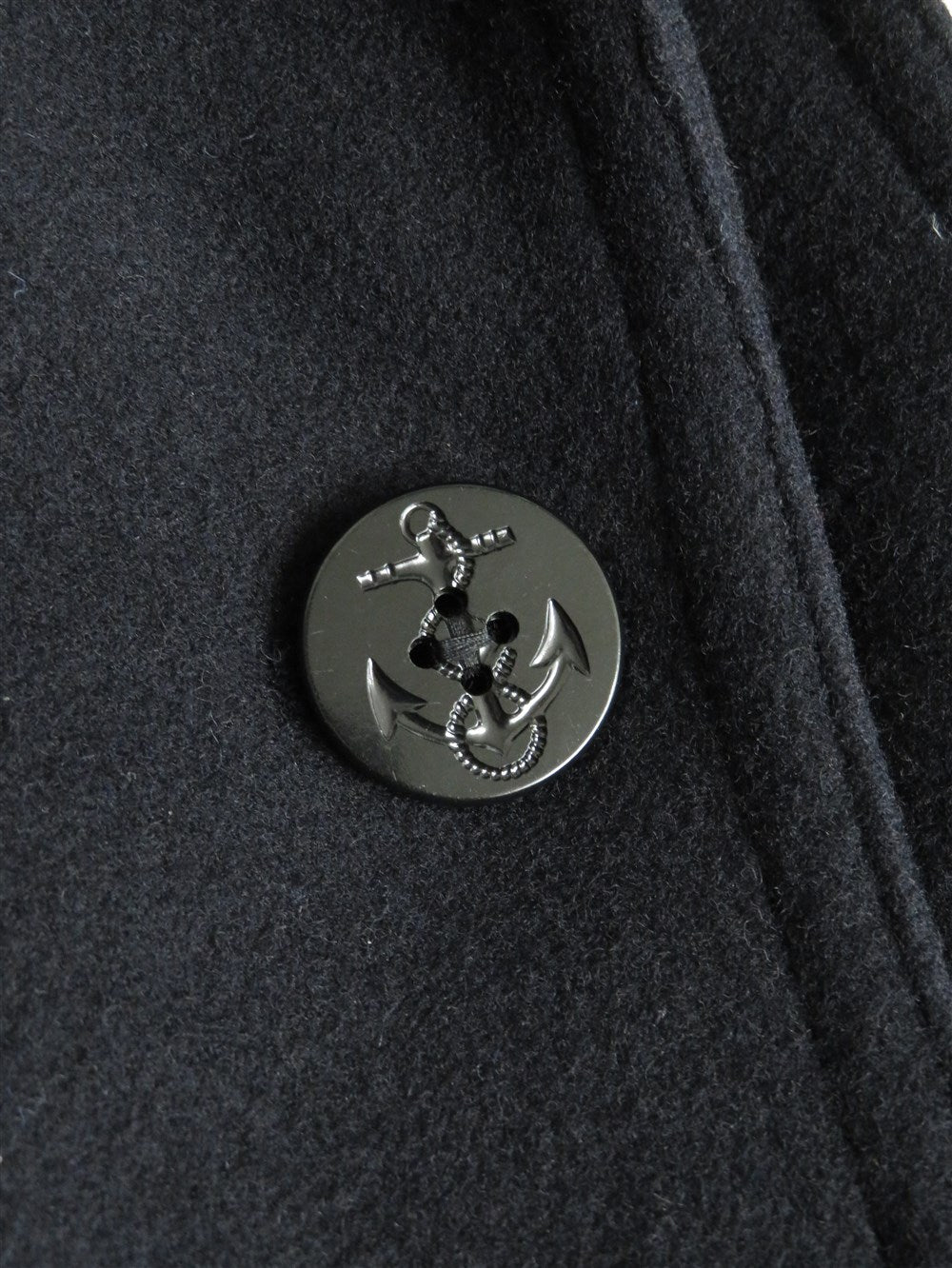 NLST NAVY ミリタリー ダブルブレスト ノースリーブ コート