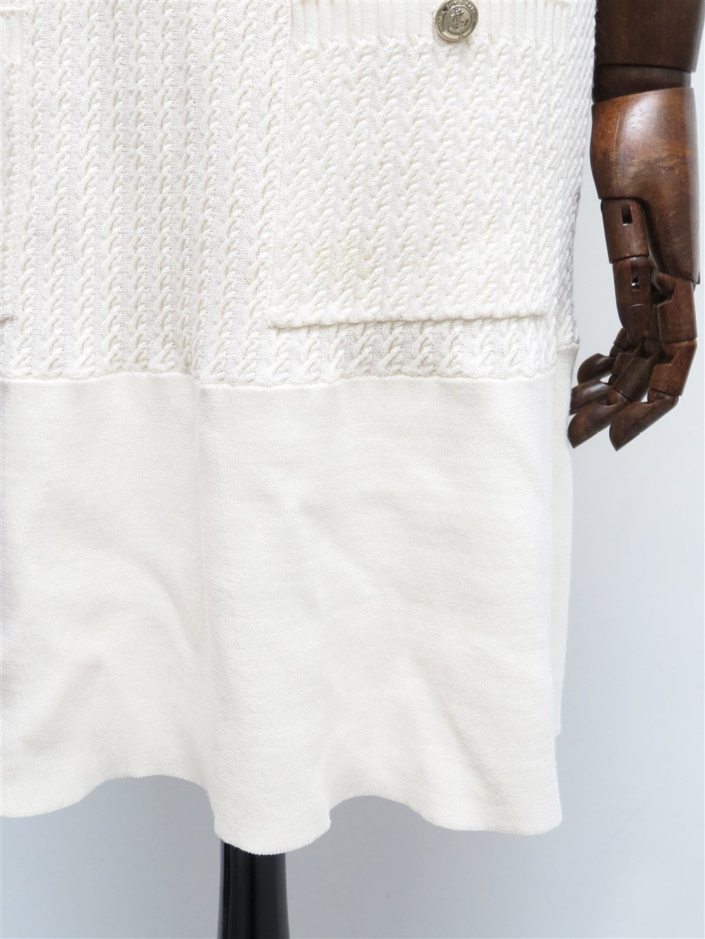 CC ショルダーボタン ニット ワンピース