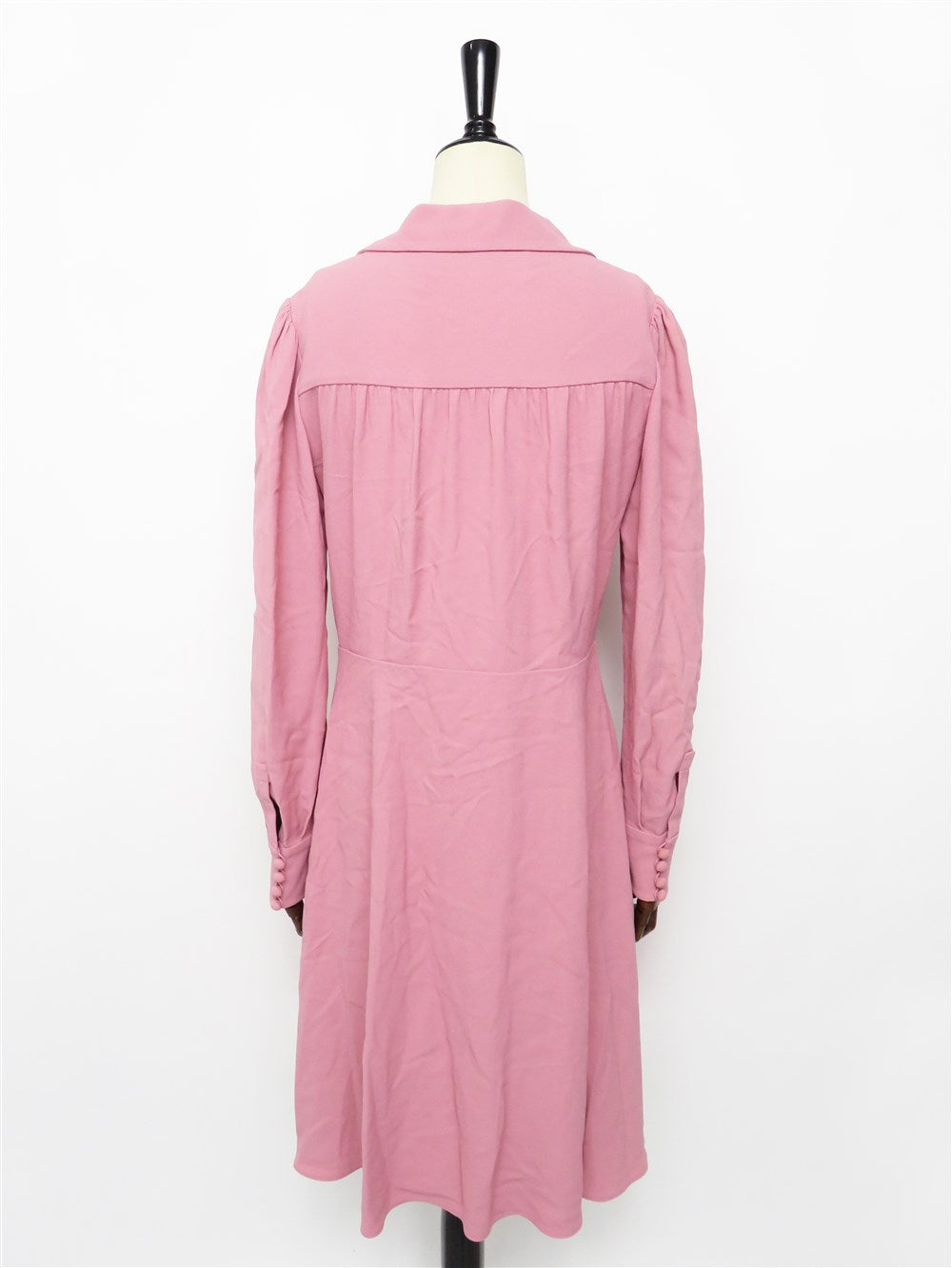 ロングスリーブ フレア ワンピース