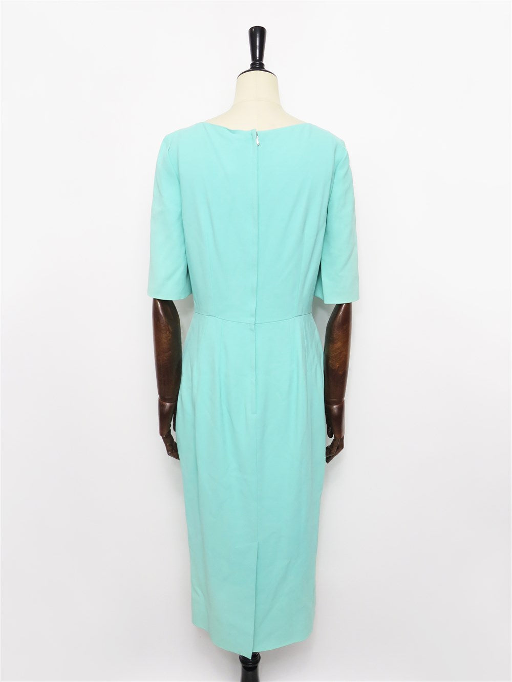 スクエアネック ストレッチ ワンピース