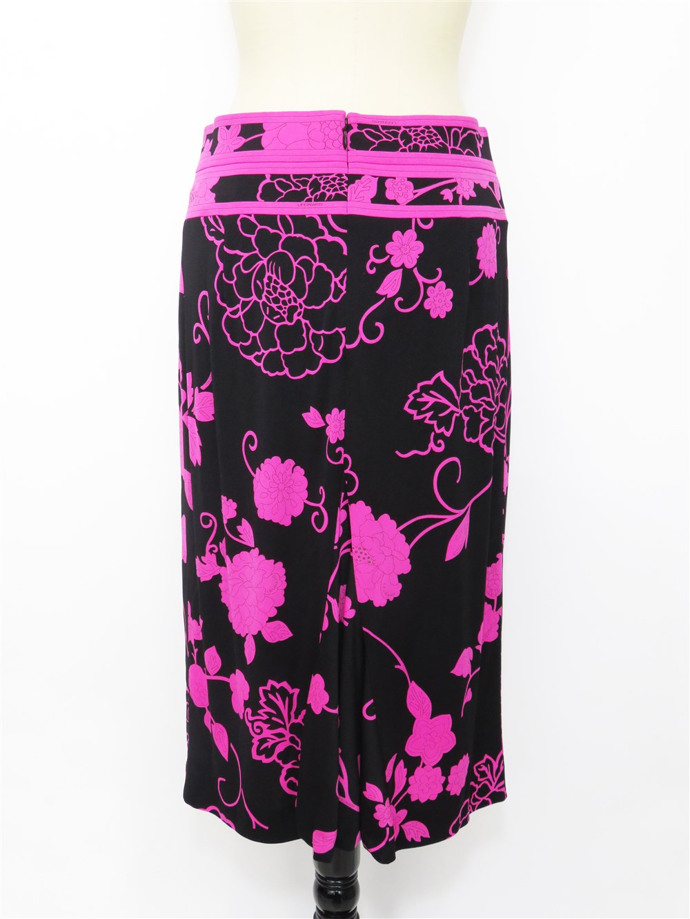 フラワープリント ミディ スカート