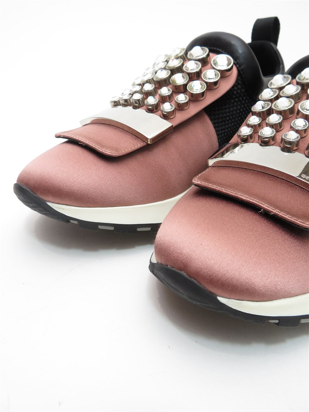 Scarpe Donna ストーン装飾 ロートップ スニーカー