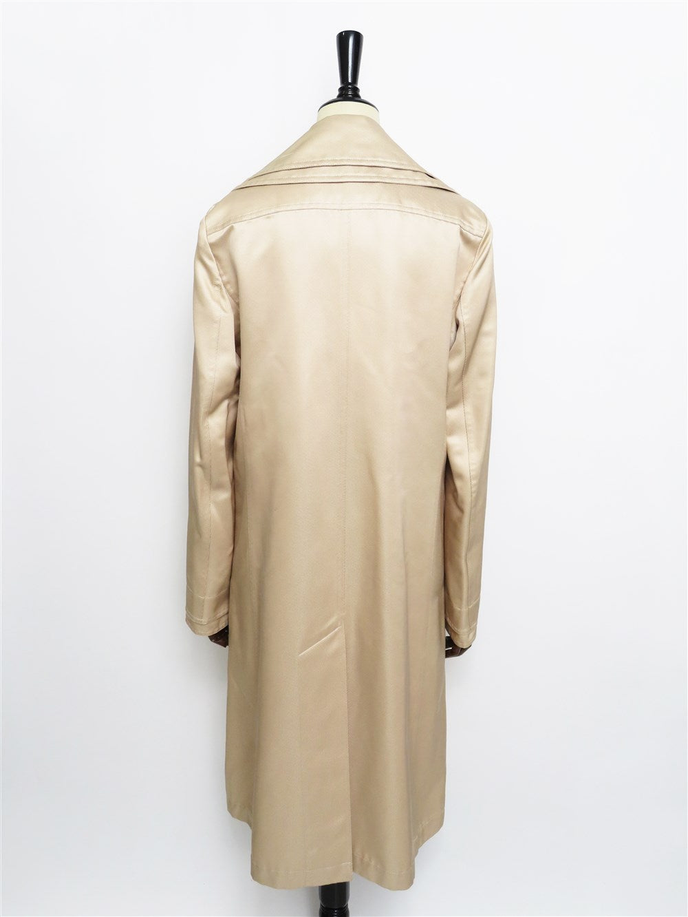 シルク ダブル トレンチコート