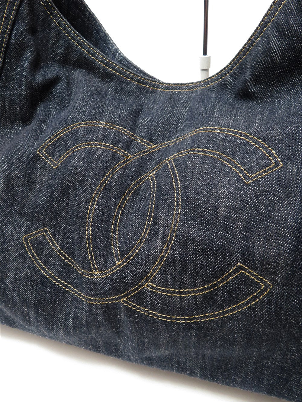 CC ココカバス デニム チェーン トートバッグ