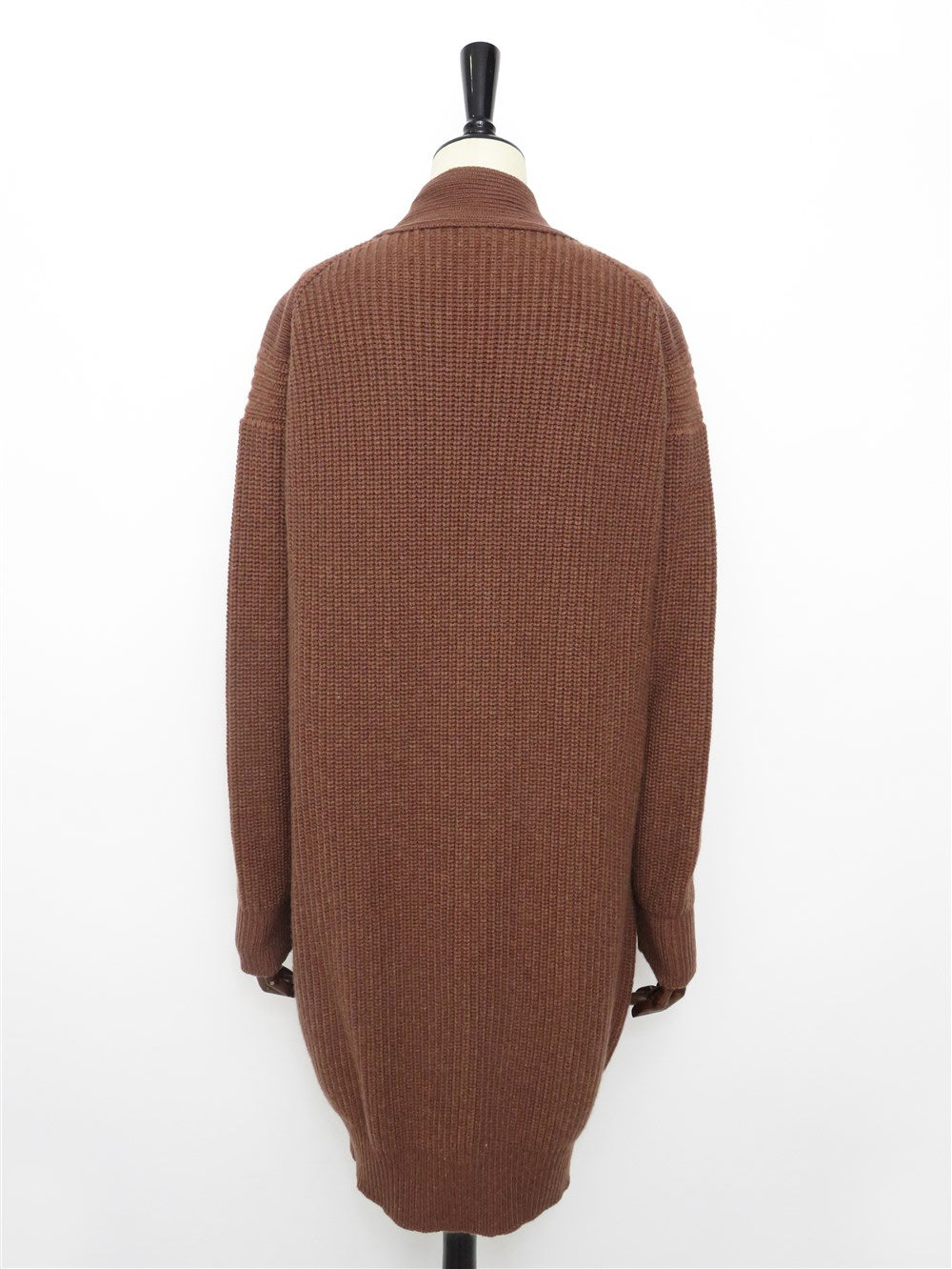 バッファローホーンボタン ニット コート