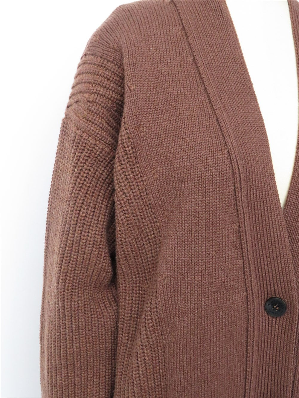 バッファローホーンボタン ニット コート