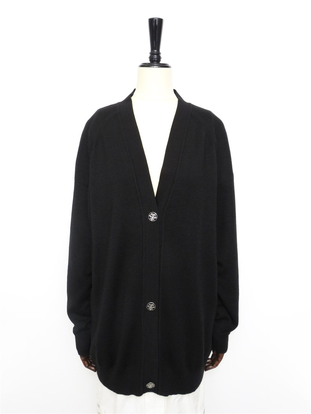 カシミヤシルク ロング カーディガン