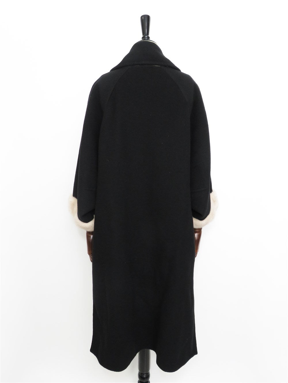 ミンクファーカフス サイドスリット カシミヤ コート