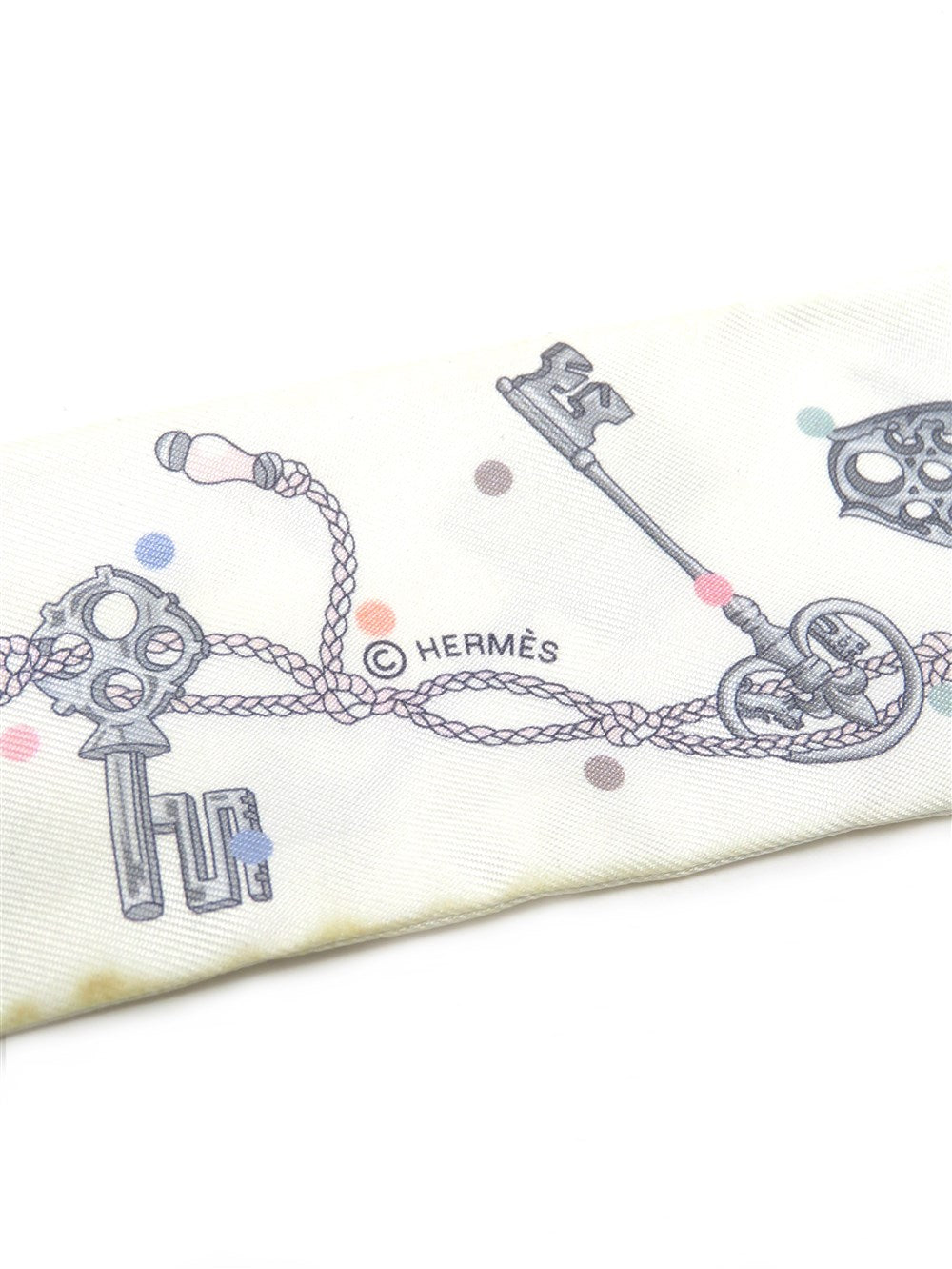 ツイリー Les Clés à Pois レ・クレ・ア・ポア スカーフ