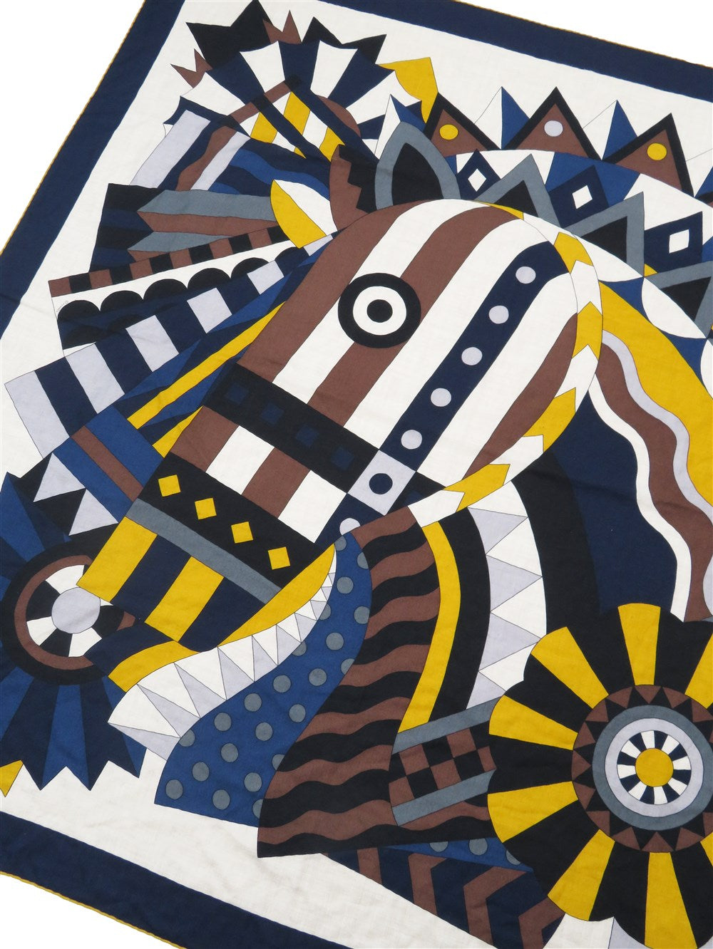 カレジェアン Cheval de Fete カシミヤシルク 大判ショール