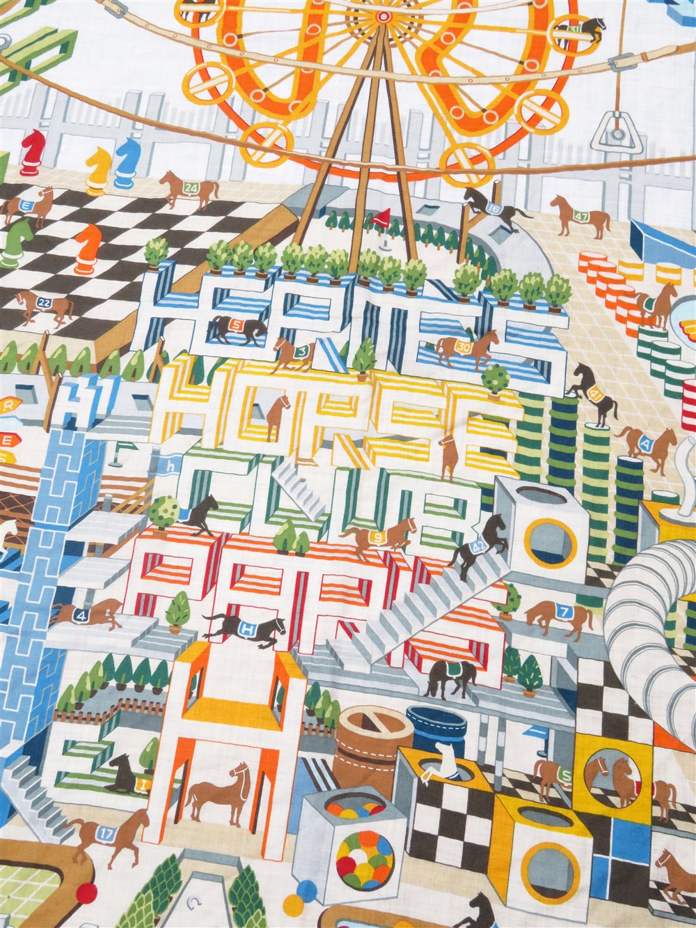 カレジェアン HORSE CLUB カシミヤシルク 大判ショール