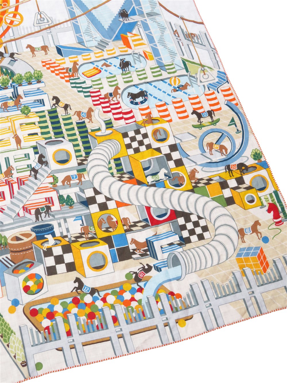 カレジェアン HORSE CLUB カシミヤシルク 大判ショール