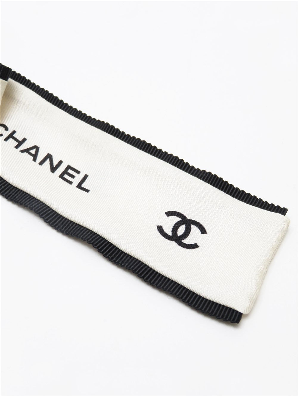 CC シルク リボン シュシュ ヘアアクセサリー