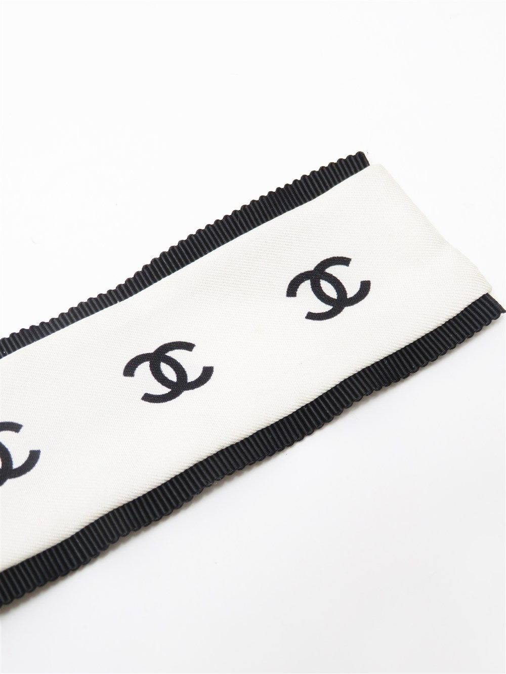 CC シルク リボン シュシュ ヘアアクセサリー