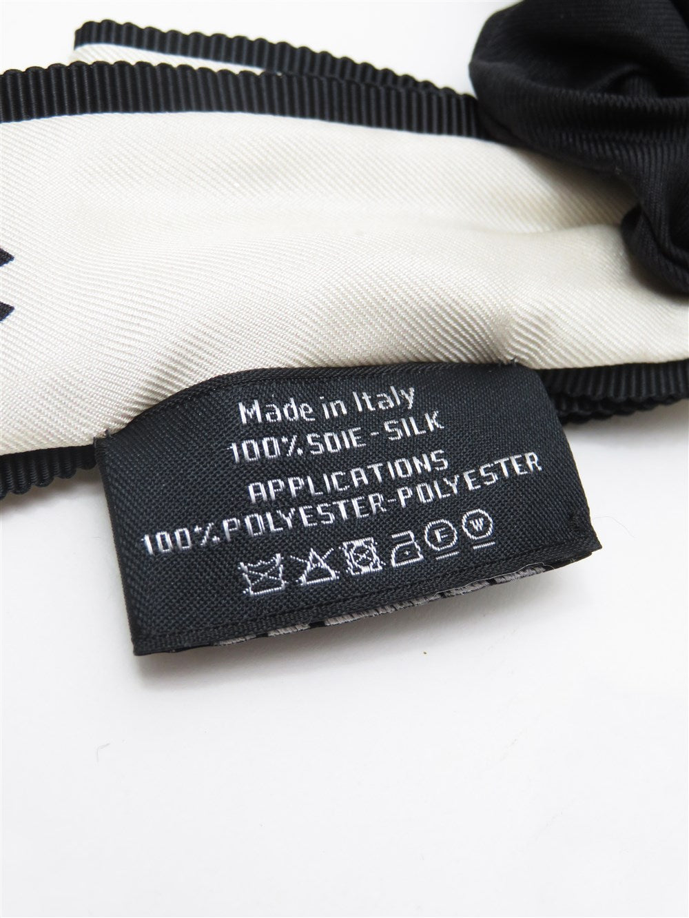 CC シルク リボン シュシュ ヘアアクセサリー