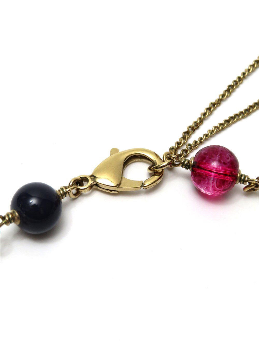 CC ココマーク パール カラービーズ ネックレス