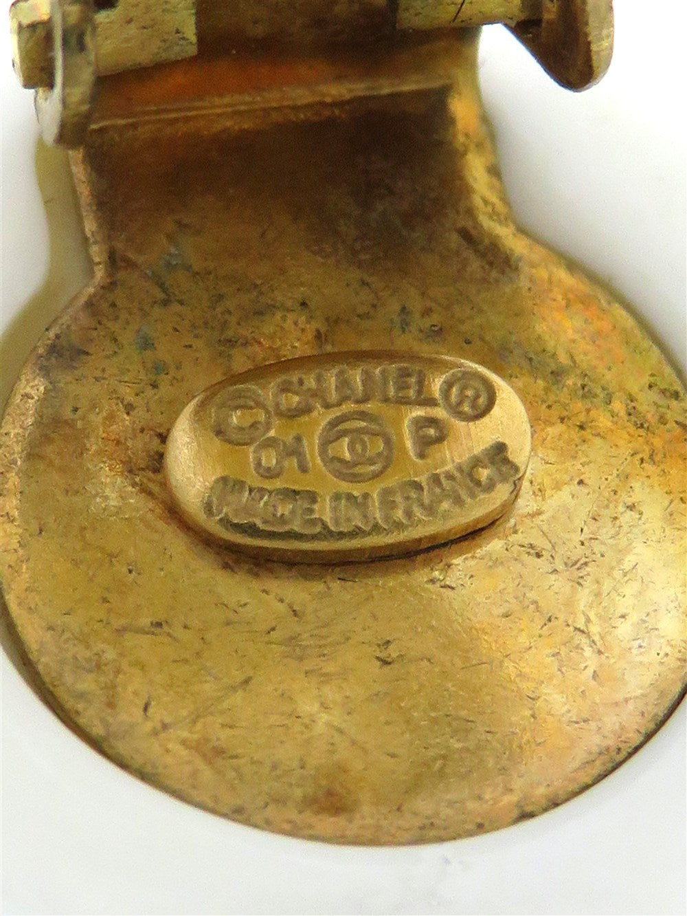 CC ココマーク ラウンド レジン イヤリング 01P